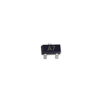 SMD-Transistor BAV70 gedruckt A7 SOT-23